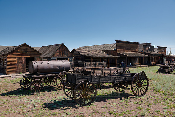 outside view of Old Trail Town, Cody