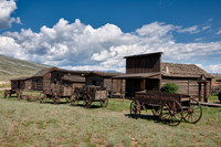 outside view of Old Trail Town, Cody