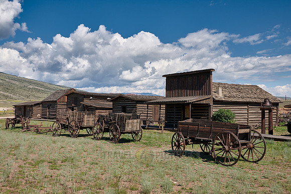 outside view of Old Trail Town, Cody