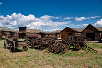 outside view of Old Trail Town, Cody