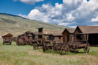 outside view of Old Trail Town, Cody