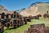outside view of Old Trail Town, Cody