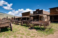 outside view of Old Trail Town, Cody