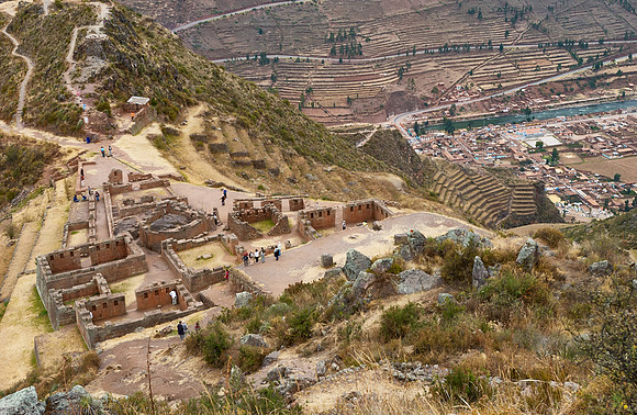 Ruins of the old Inca town Pisac
