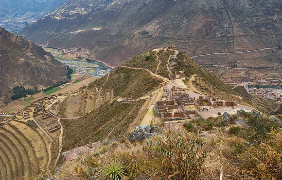 Ruins of the old Inca town Pisac
