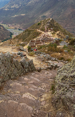 Ruins of the old Inca town Pisac
