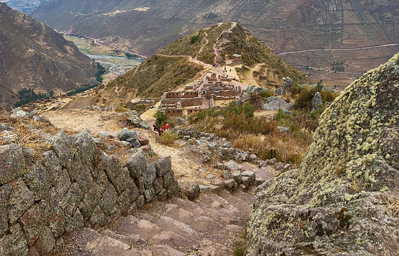Ruins of the old Inca town Pisac