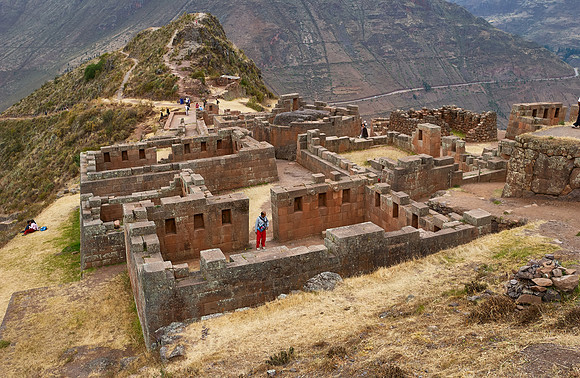 Ruins of the old Inca town Pisac