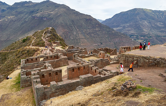 Ruins of the old Inca town Pisac