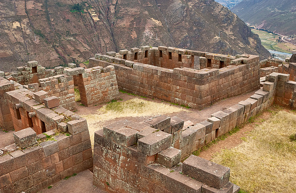 Ruins of the old Inca town Pisac