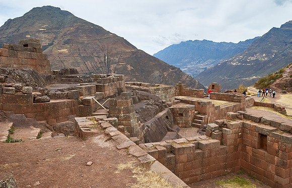 Ruins of the old Inca town Pisac