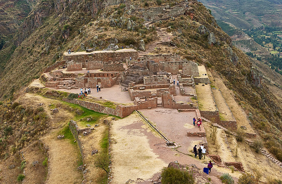 Ruins of the old Inca town Pisac