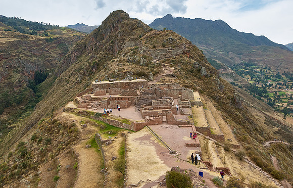 Ruins of the old Inca town Pisac