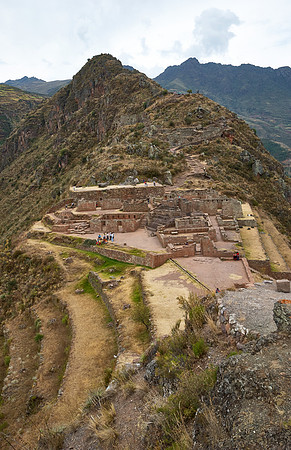 Ruins of the old Inca town Pisac