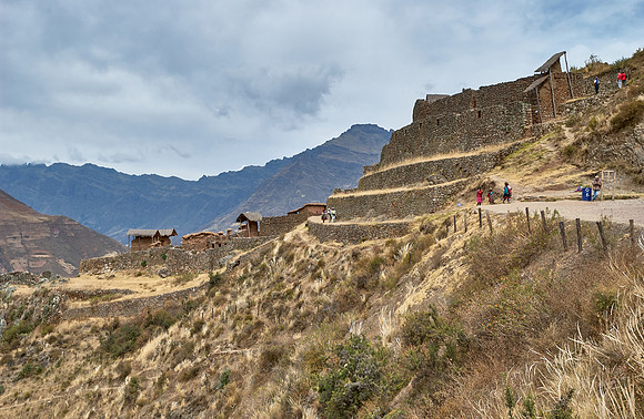 Ruins of the old Inca town Pisac