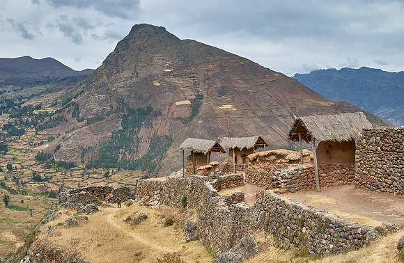 Ruins of the old Inca town Pisac