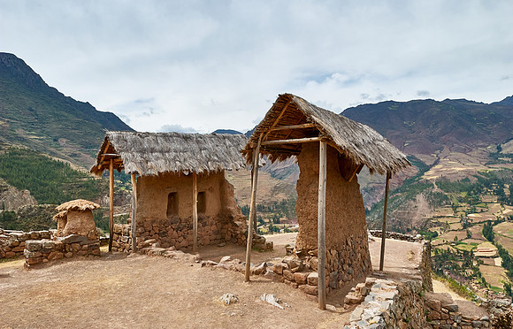 Ruins of the old Inca town Pisac