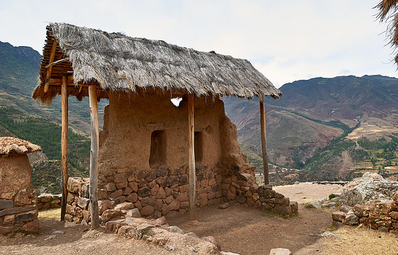 Ruins of the old Inca town Pisac