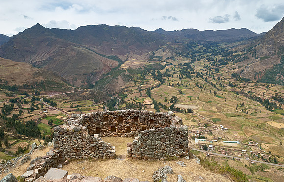 Ruins of the old Inca town Pisac