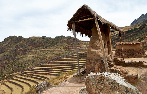 Ruins of the old Inca town Pisac