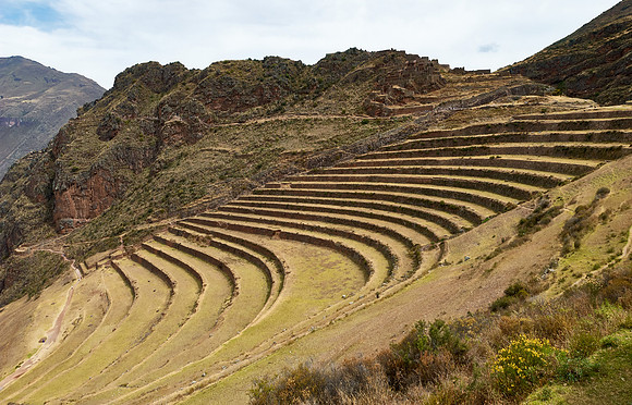 Ruins of the old Inca town Pisac