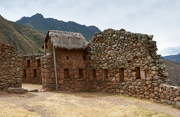 Ruins of the old Inca town Pisac