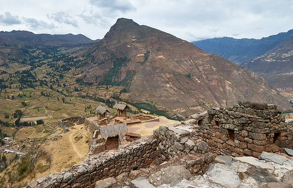 Ruins of the old Inca town Pisac