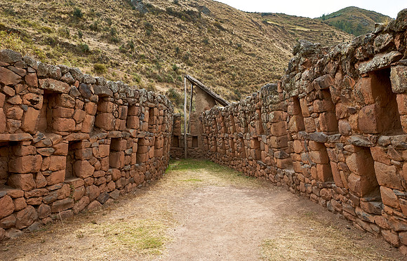 Ruins of the old Inca town Pisac