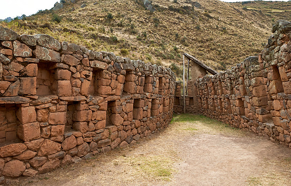 Ruins of the old Inca town Pisac