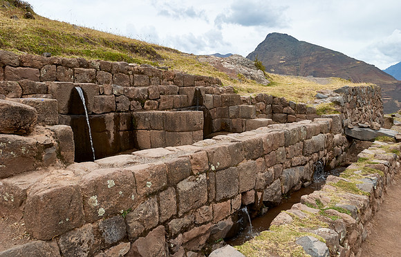 Ruins of the old Inca town Pisac