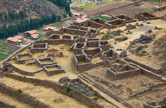 Ruins of the old Inca town Pisac