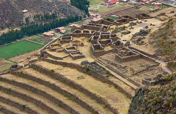 Ruins of the old Inca town Pisac