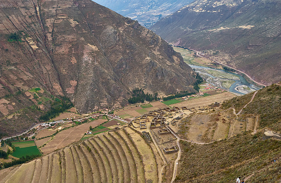 Ruins of the old Inca town Pisac