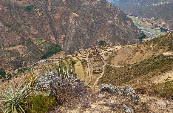 Ruins of the old Inca town Pisac