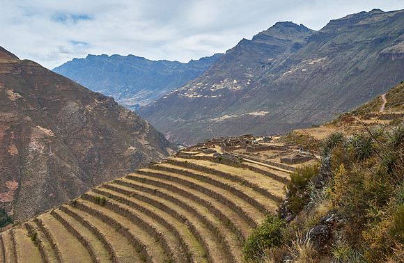 Ruins of the old Inca town Pisac