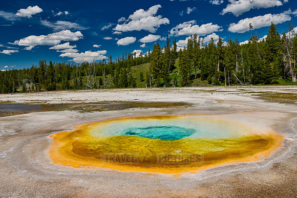 Chromatic Pool, Upper Geyser Basin, Yellowstone National Park