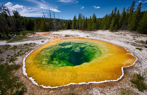 Morning Glory Pool, Upper Geyser Basin, Yellowstone National Park