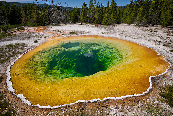 Morning Glory Pool, Upper Geyser Basin, Yellowstone National Park