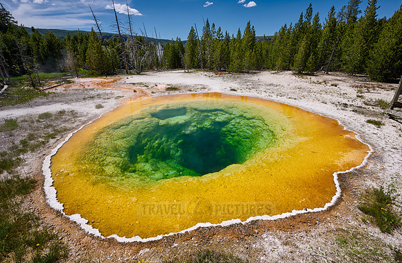 Morning Glory Pool, Upper Geyser Basin, Yellowstone National Park