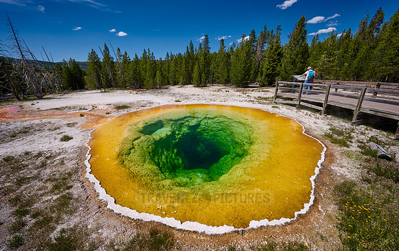 Morning Glory Pool, Upper Geyser Basin, Yellowstone National Park