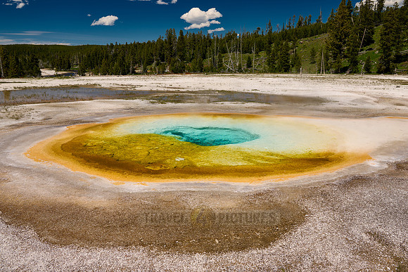 Chromatic Pool, Upper Geyser Basin, Yellowstone National Park