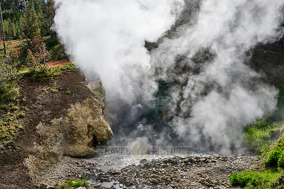 Dragon's Mouth Spring, Mud Volcano Area