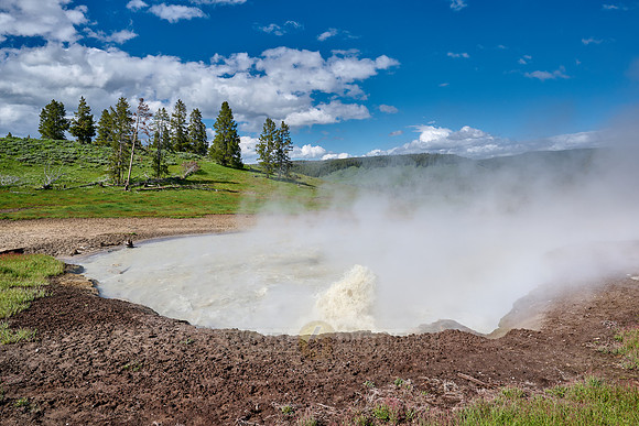 Churning Caldron, Mud Volcano Area