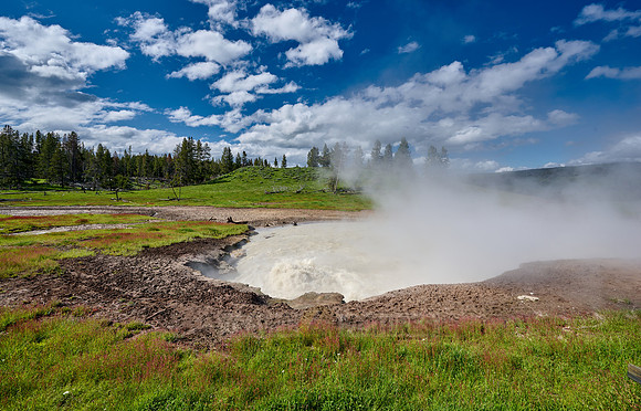 Churning Caldron, Mud Volcano Area