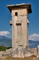 Harpy Pillar in ruins of ancient city Xanthos