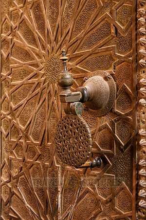 doorknocker of Bou Inania Madrasa