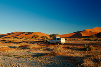 desert landscape of Namib at Sossusvlei