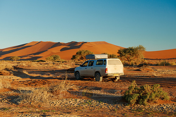 desert landscape of Namib at Sossusvlei