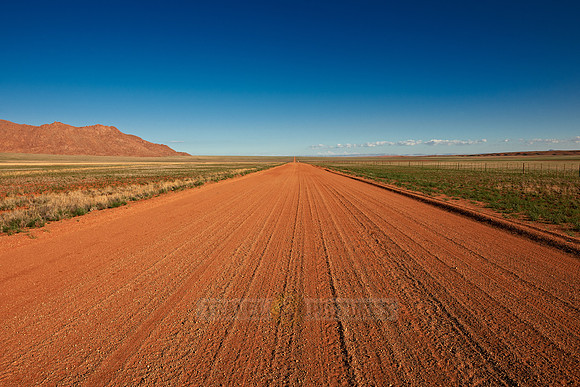lonesome straight deserted gravel road called D707