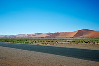 desert landscape of Namib at Sossusvlei